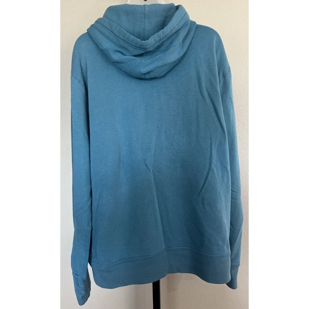 Vintage Aeropostale Full Zip Hoodie Turquoise Burgundy White‎ 2XL XXL Y2K